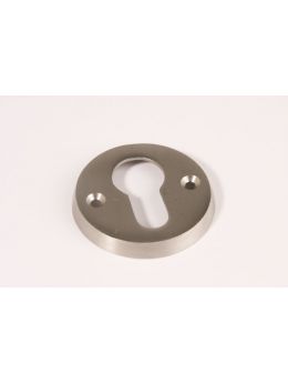 Profilzylinder Rosette Nickel Gebürstet 50mm