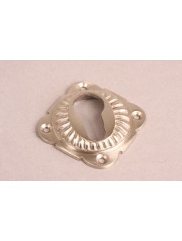 Profilzylinder Rosette Nickel Gebürstet 64mm